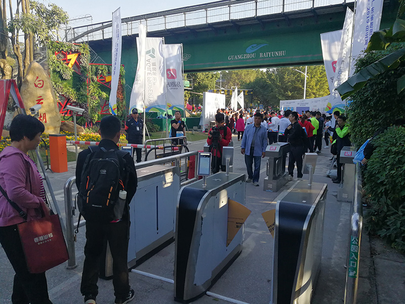 廣州白云湖馬拉松5G AI人臉識(shí)別簽到系統(tǒng)